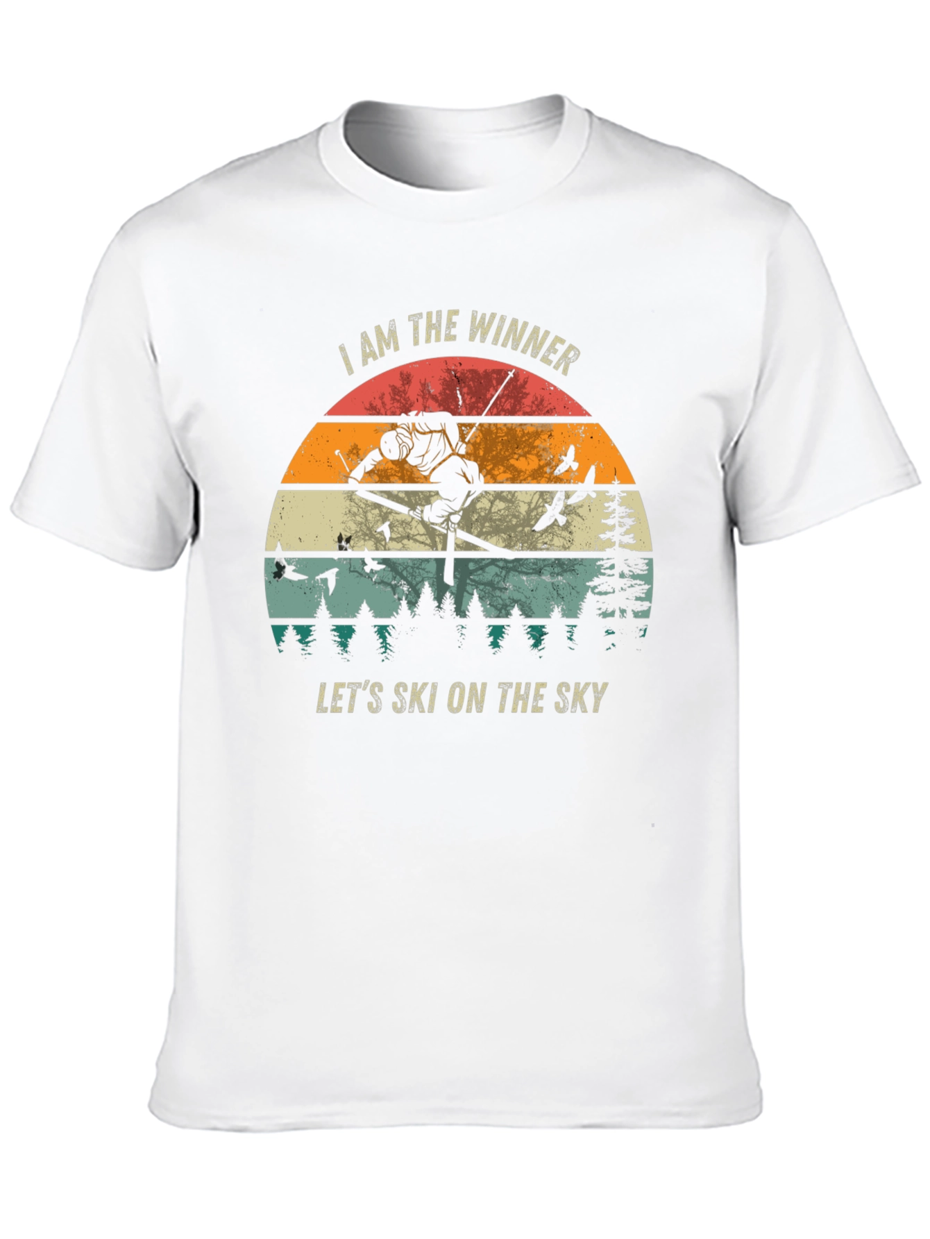 Ski On The Sky T-Shirt