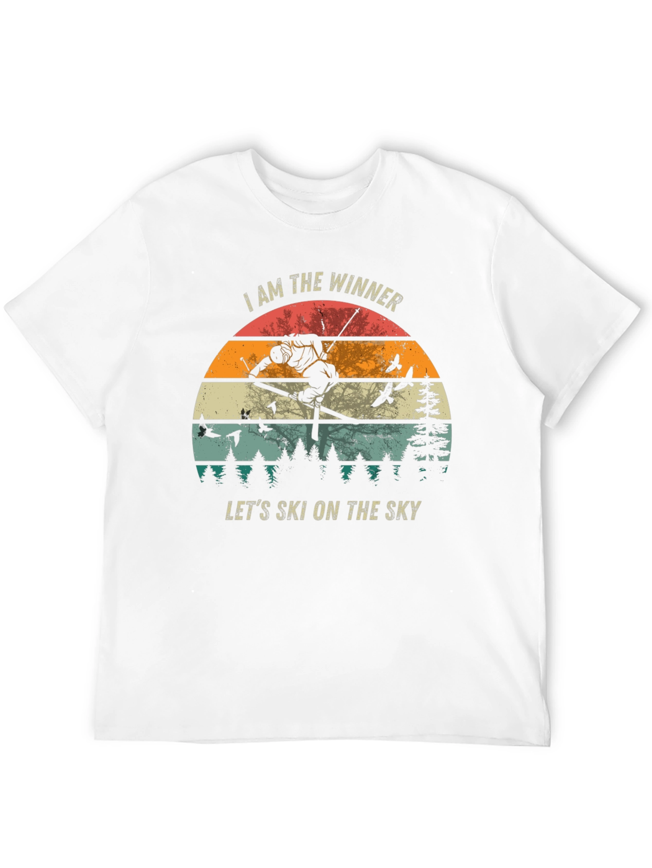 Ski On The Sky T-Shirt