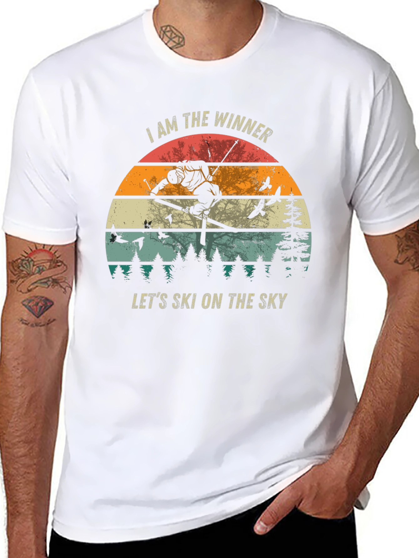 Ski On The Sky T-Shirt