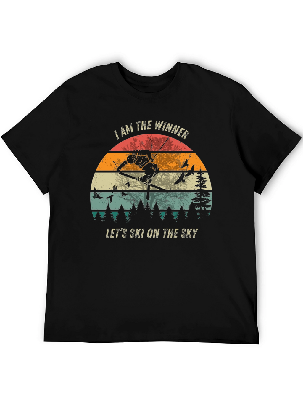 Ski On The Sky T-Shirt