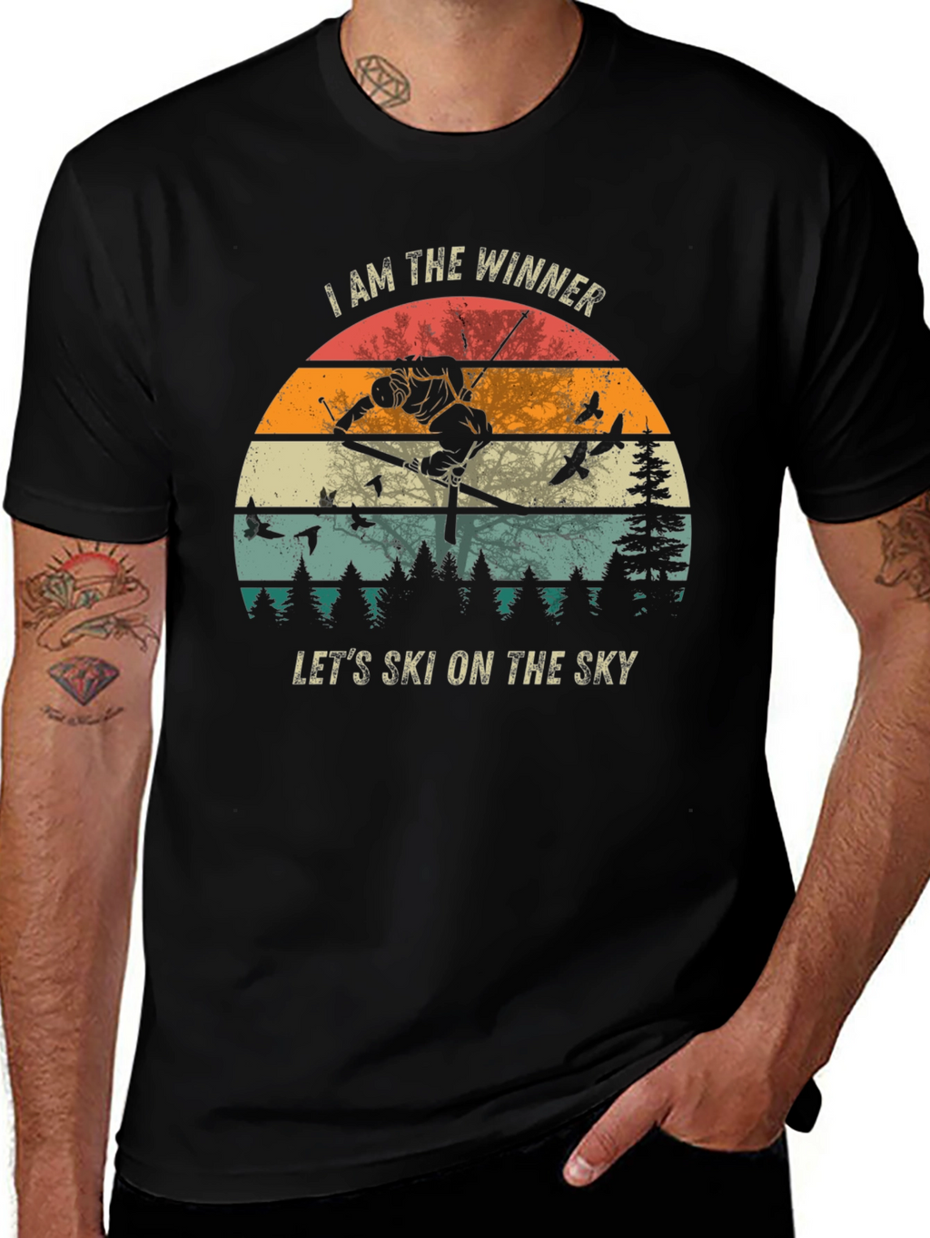 Ski On The Sky T-Shirt