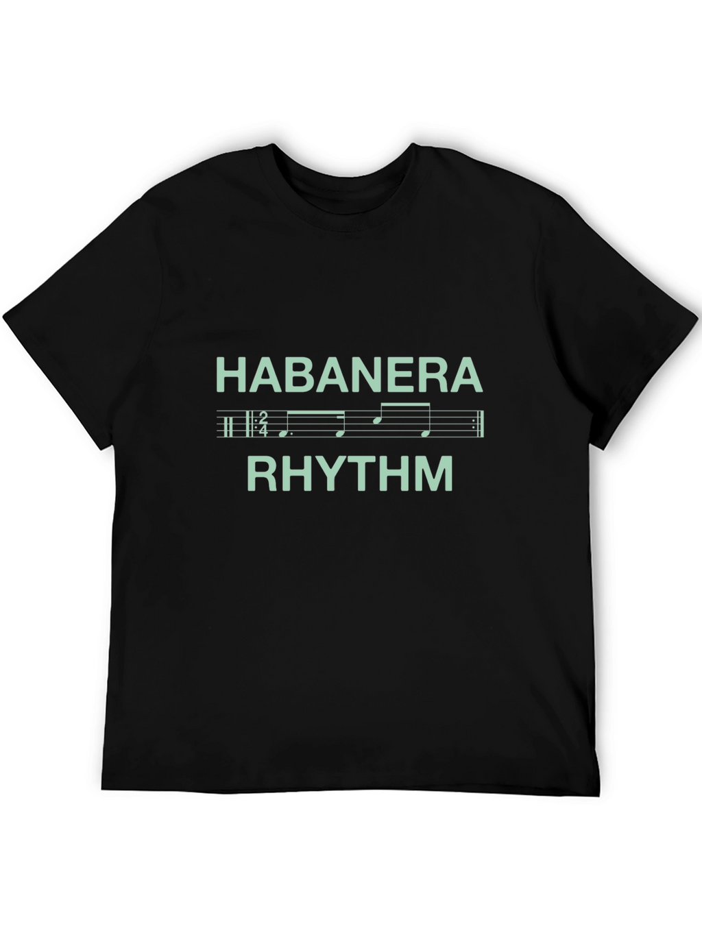 Habanera Rhythm Graphic Tee - Music Lovers T-Shirt