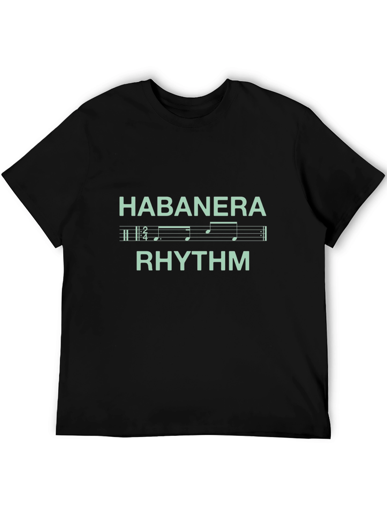 Habanera Rhythm Graphic Tee - Music Lovers T-Shirt