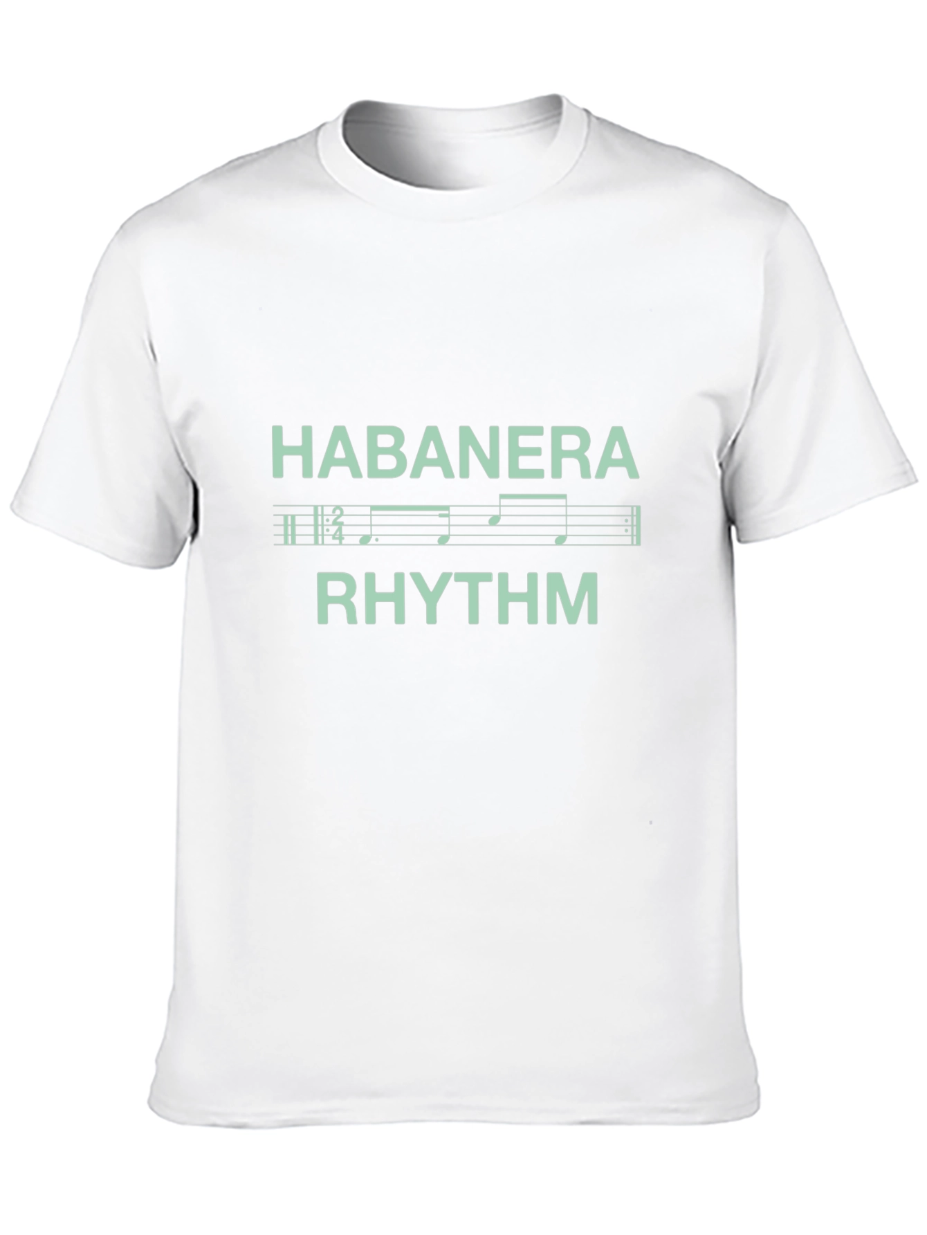 Habanera Rhythm Graphic Tee - Music Lovers T-Shirt