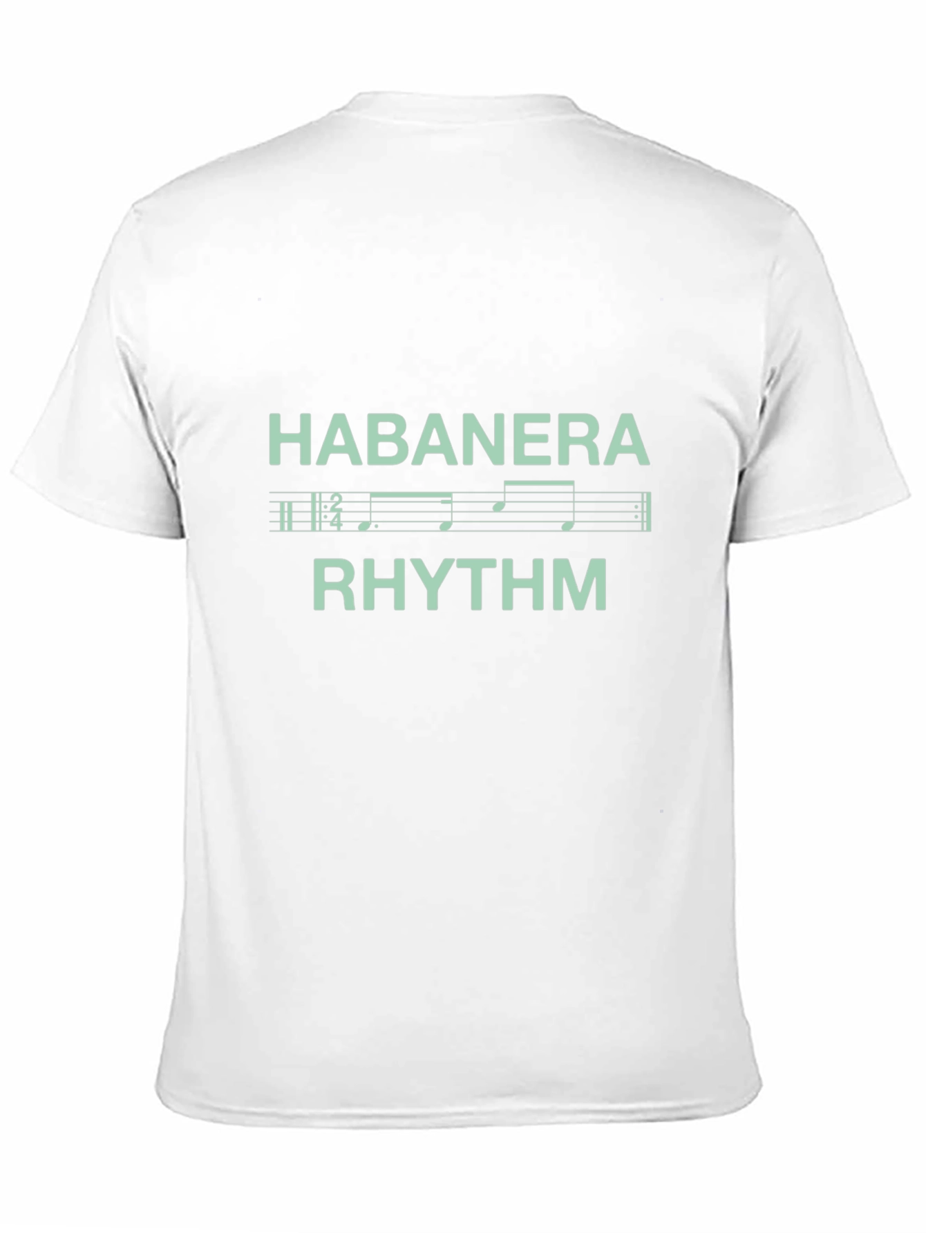 Habanera Rhythm Graphic Tee - Music Lovers T-Shirt