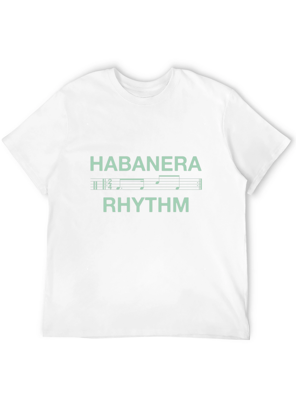Habanera Rhythm Graphic Tee - Music Lovers T-Shirt