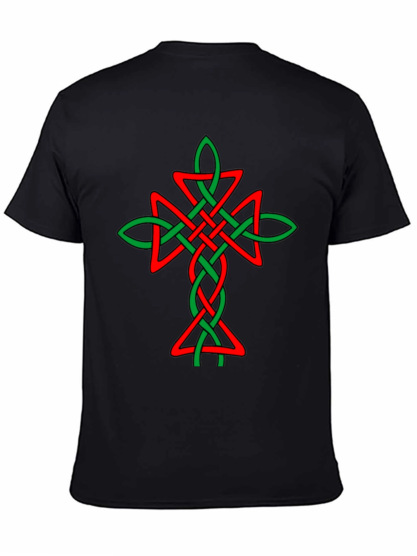Celtic Knot Cross T-Shirt - Irish Heritage Design