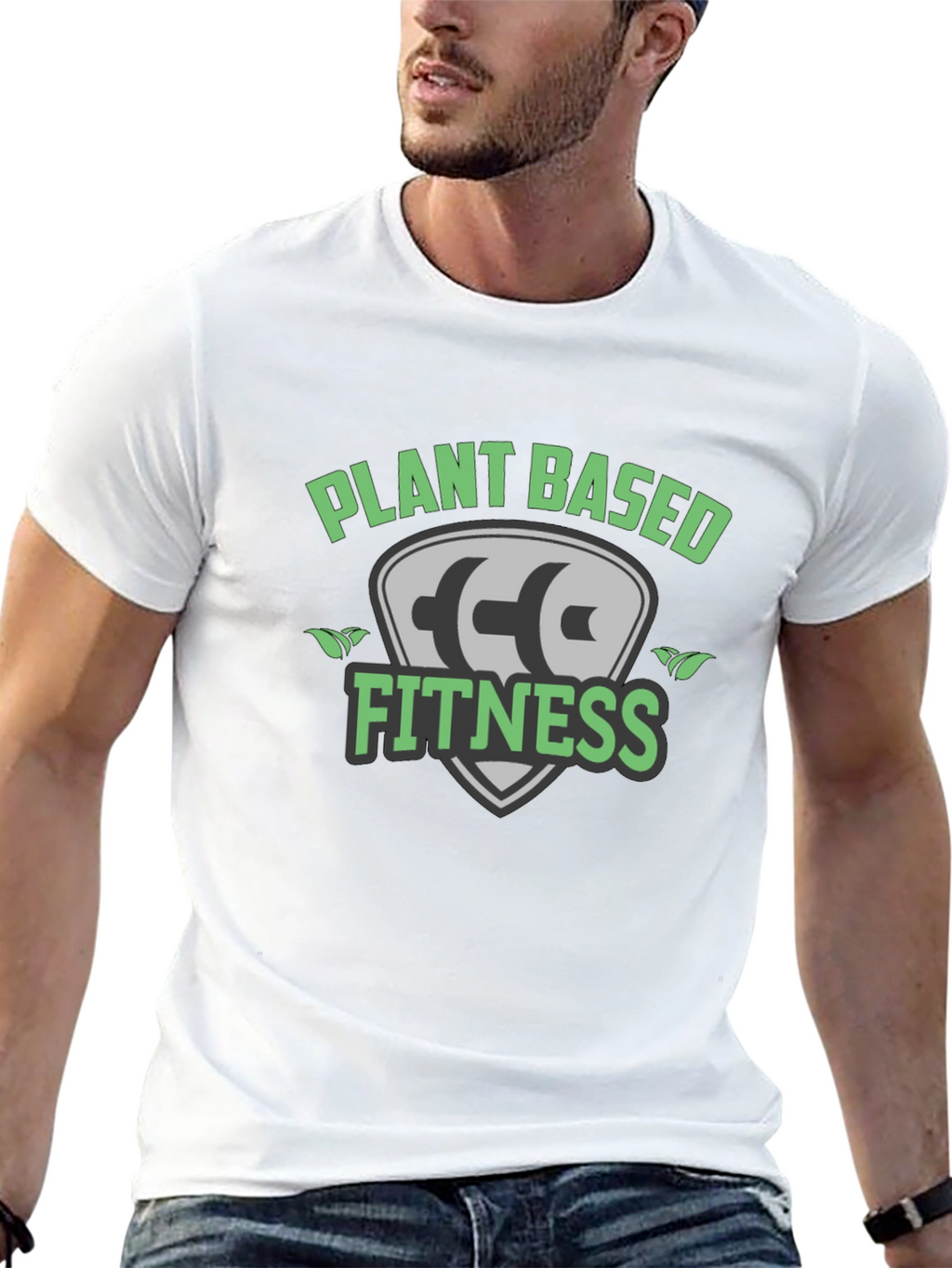 Plant Based Fitness Black T-Shirt