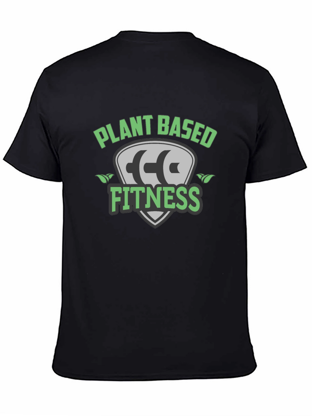 Plant Based Fitness Black T-Shirt