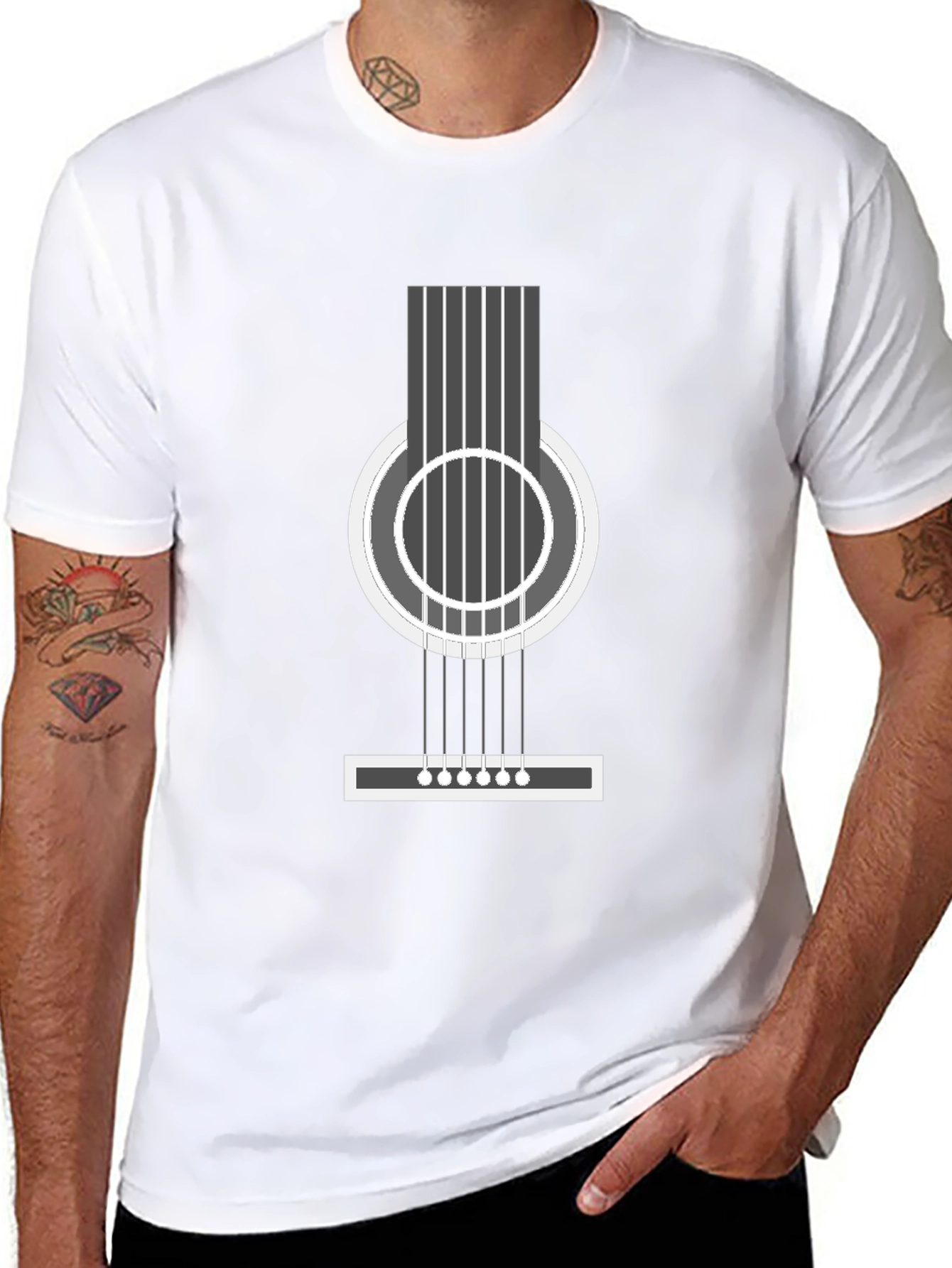 Guitar Graphic T-Shirt - Music Lover Tee