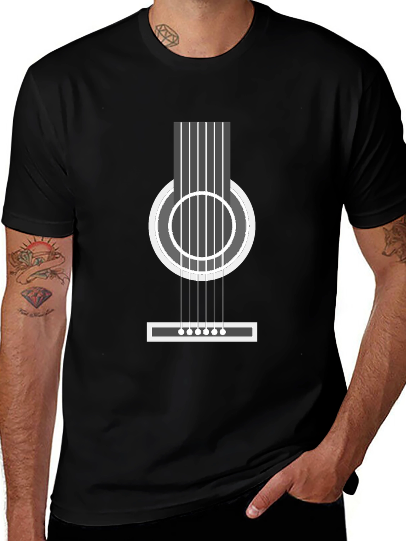 Guitar Graphic T-Shirt - Music Lover Tee