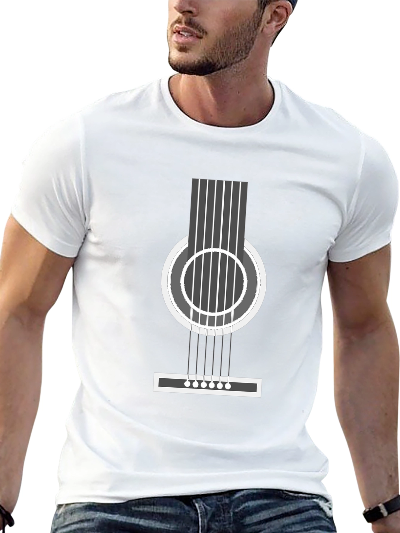 Guitar Graphic T-Shirt - Music Lover Tee