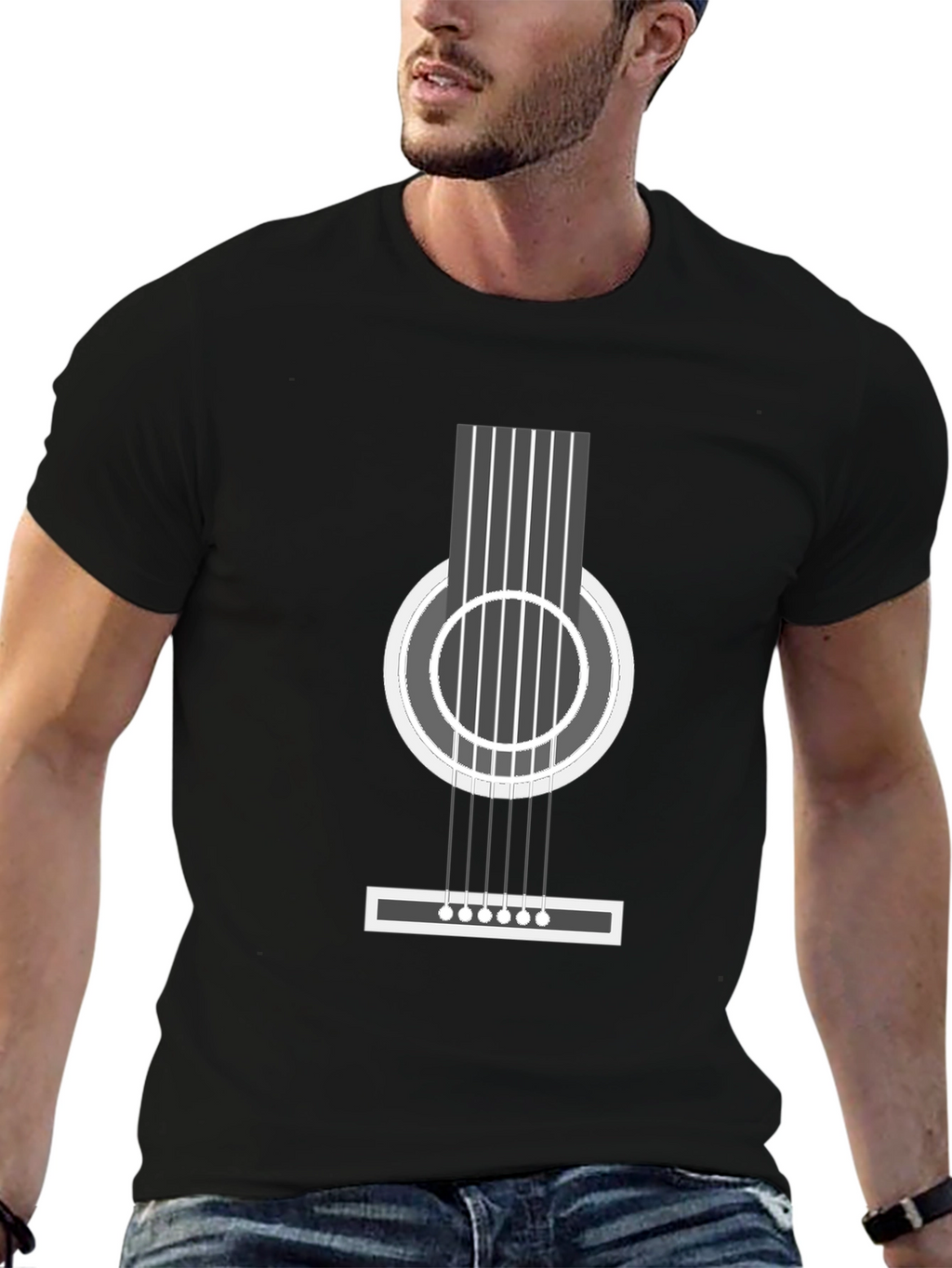 Guitar Graphic T-Shirt - Music Lover Tee