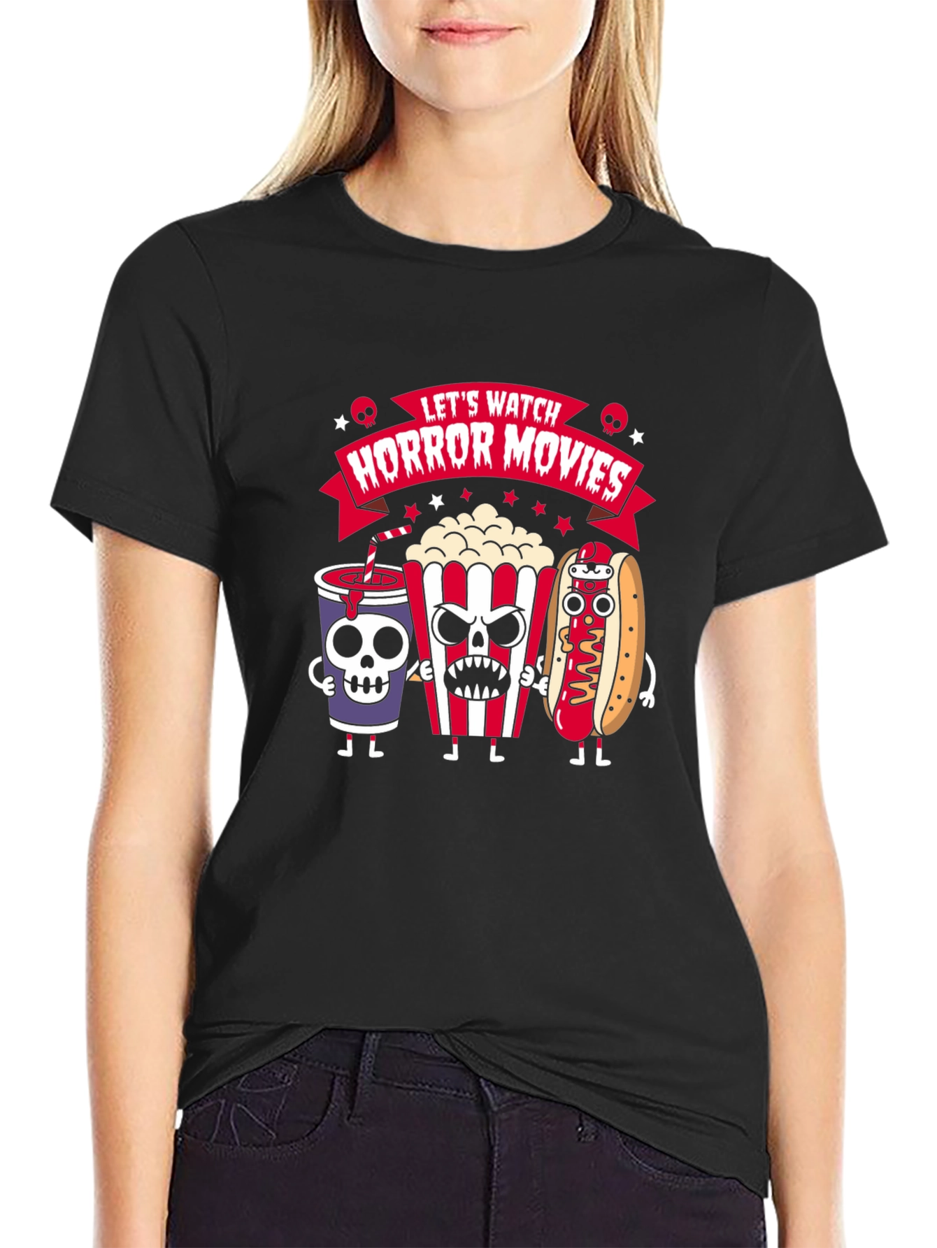 Horror Movie Night Graphic Tee