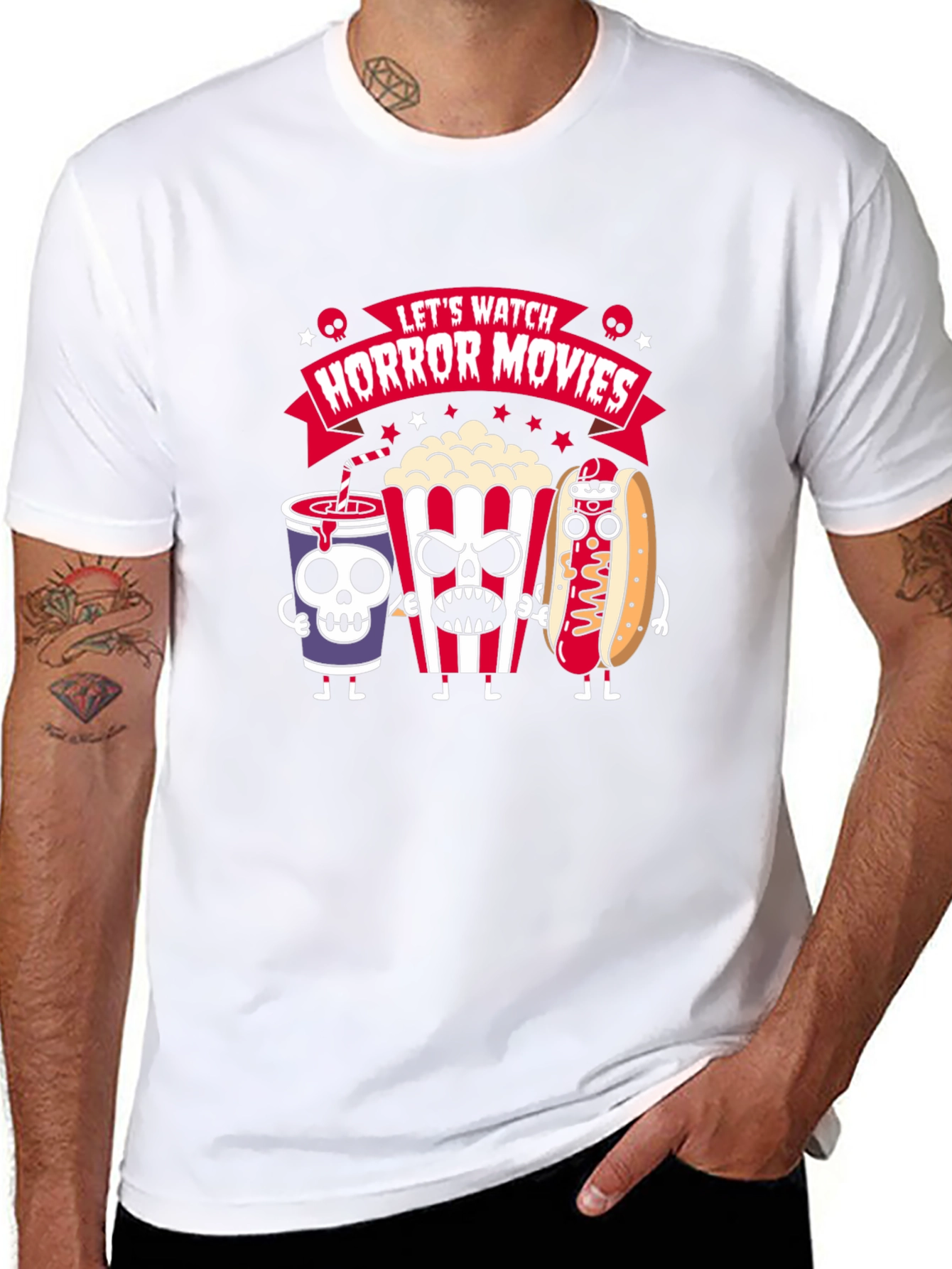 Horror Movie Night Graphic Tee