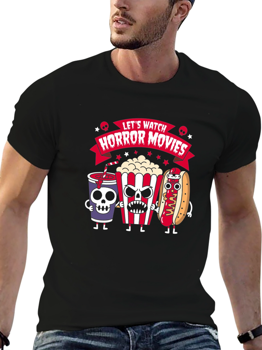 Horror Movie Night Graphic Tee