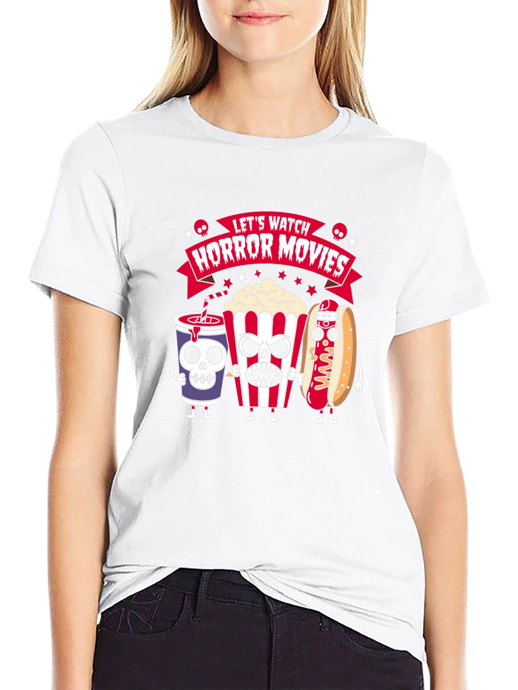 Horror Movie Night Graphic Tee