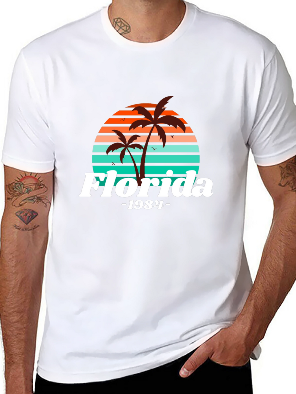 Retro Florida 1984 Graphic Tee
