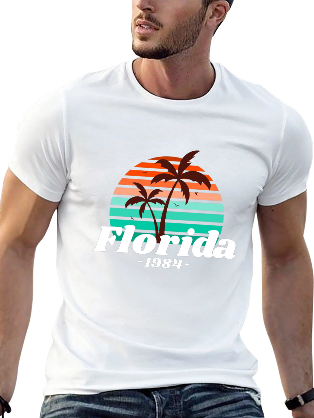 Retro Florida 1984 Graphic Tee