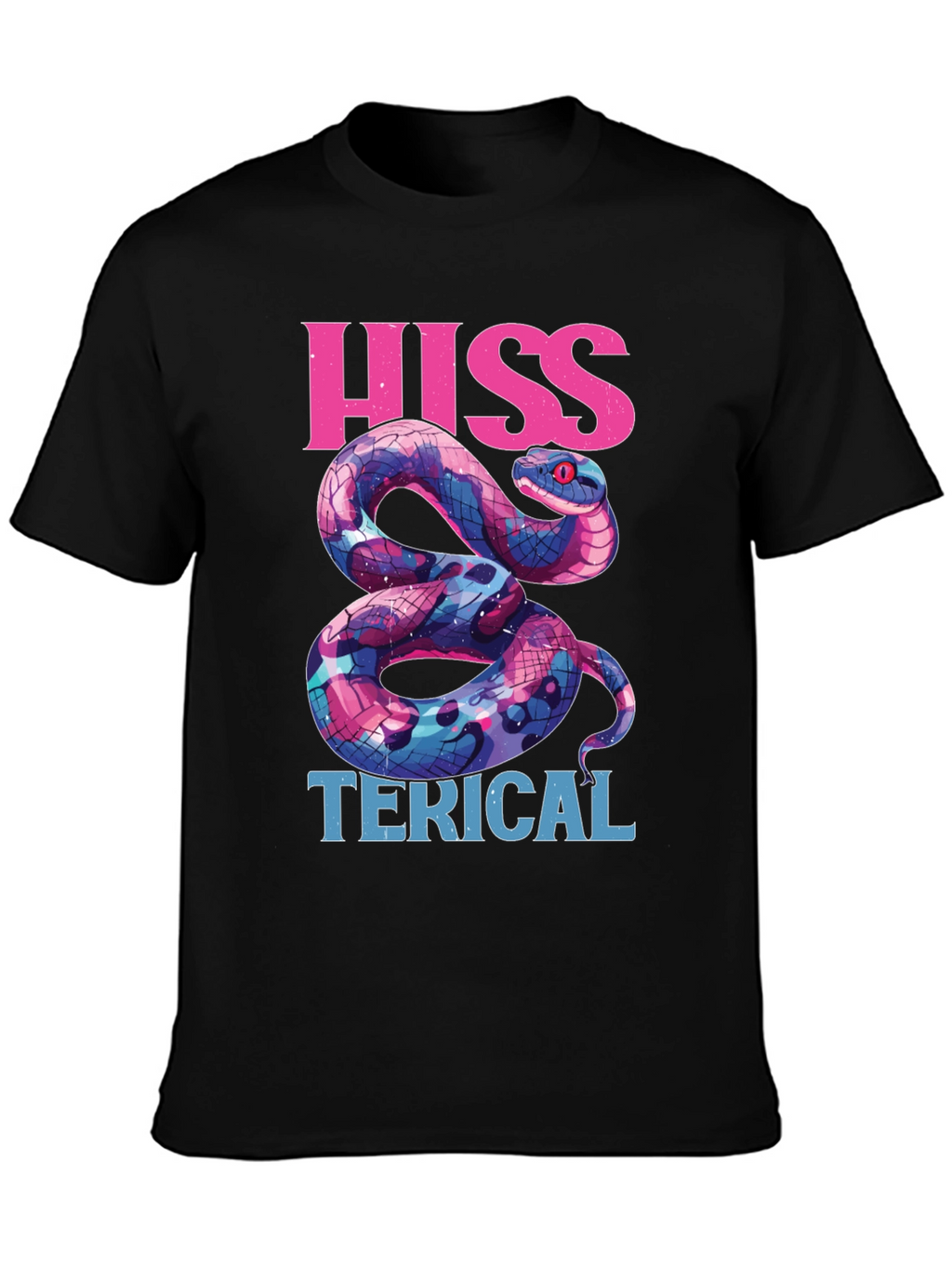 Hiss-terical Snake Graphic Tee - Funny Reptile Shirt