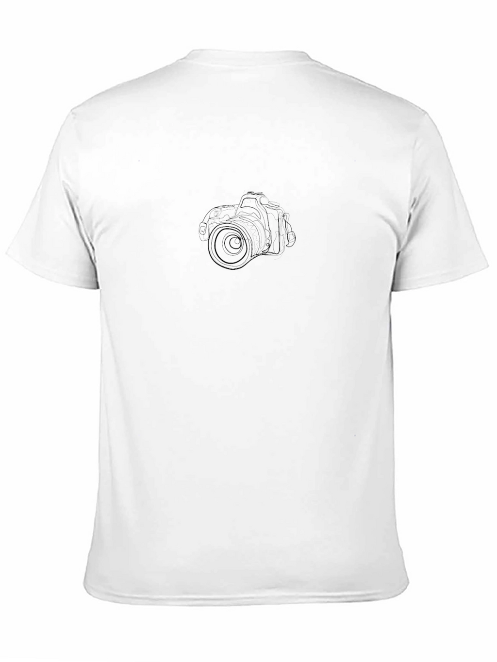 Minimalist Camera Outline T-Shirt