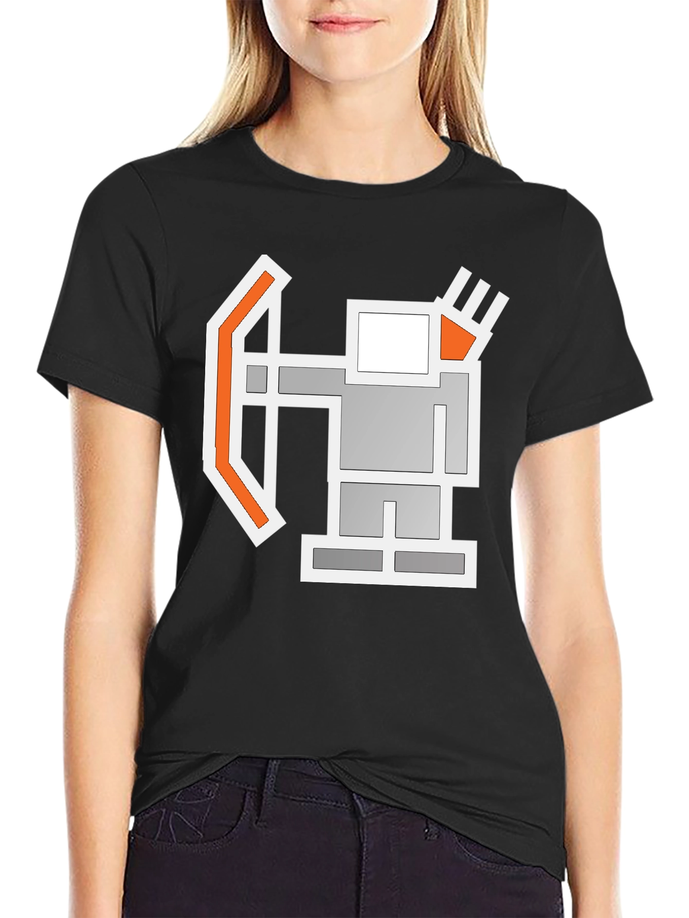 Pixel Archer Black T-Shirt