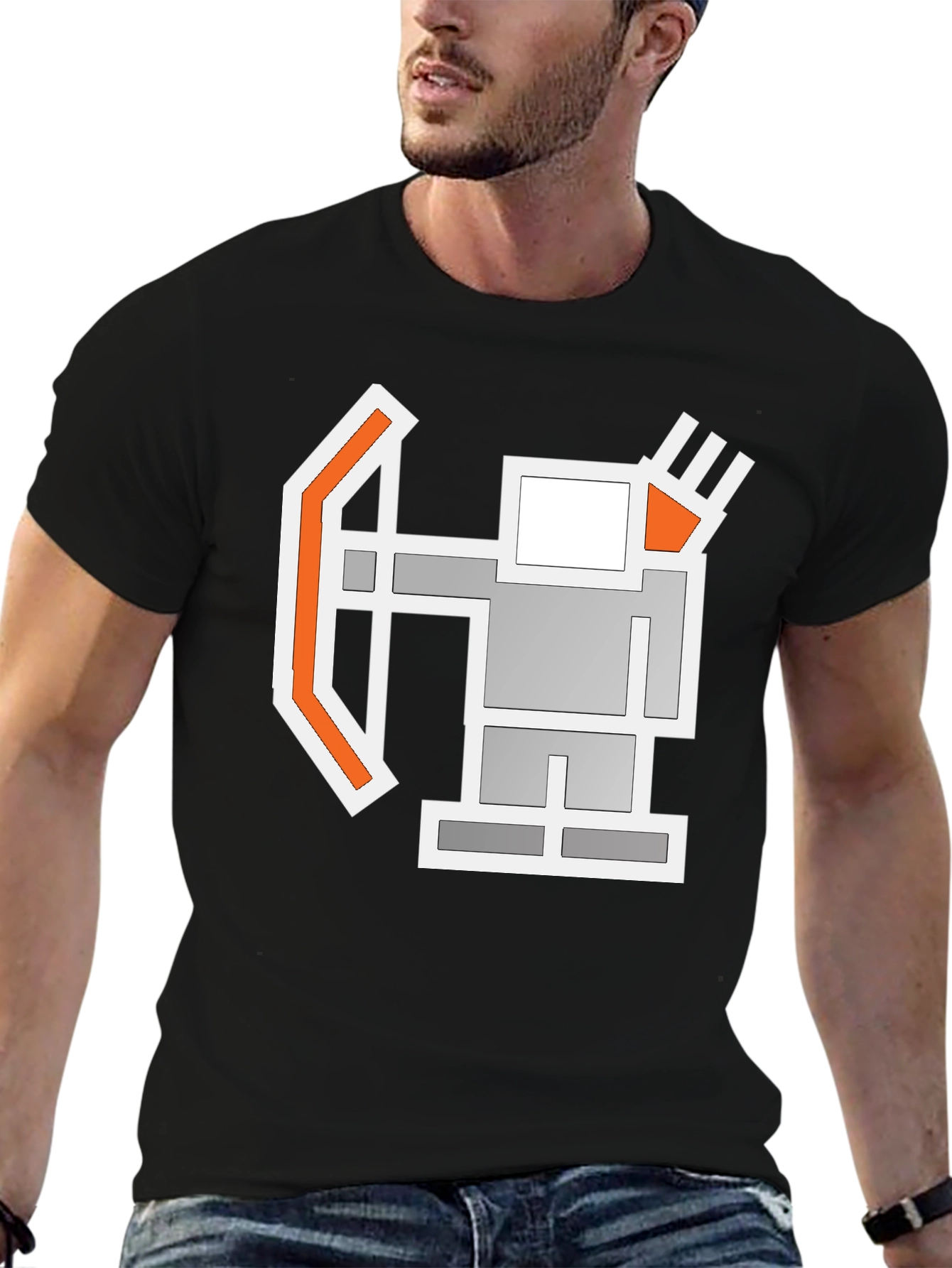 Pixel Archer Black T-Shirt