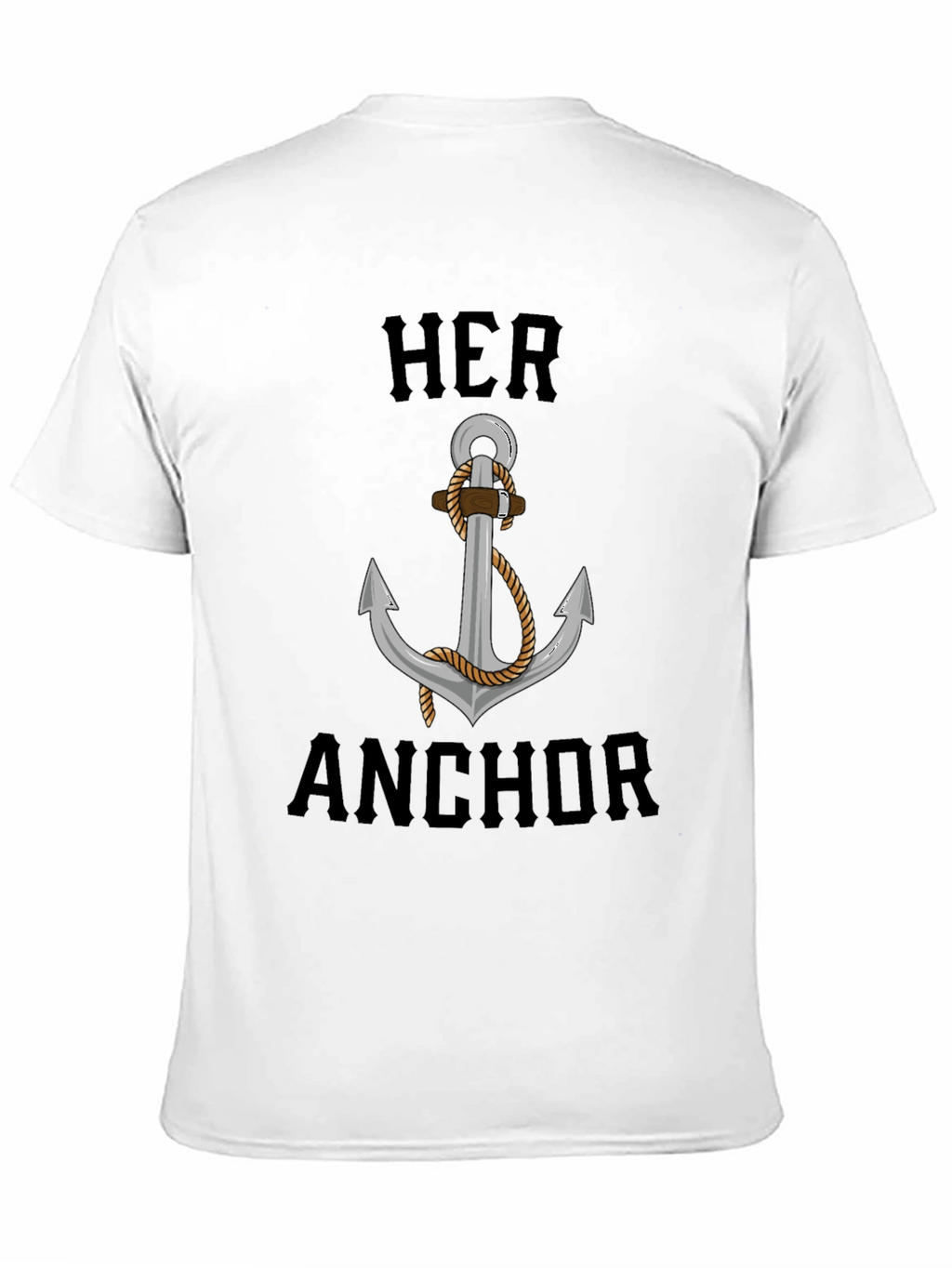 Her Anchor Graphic T-Shirt - Nautical Style