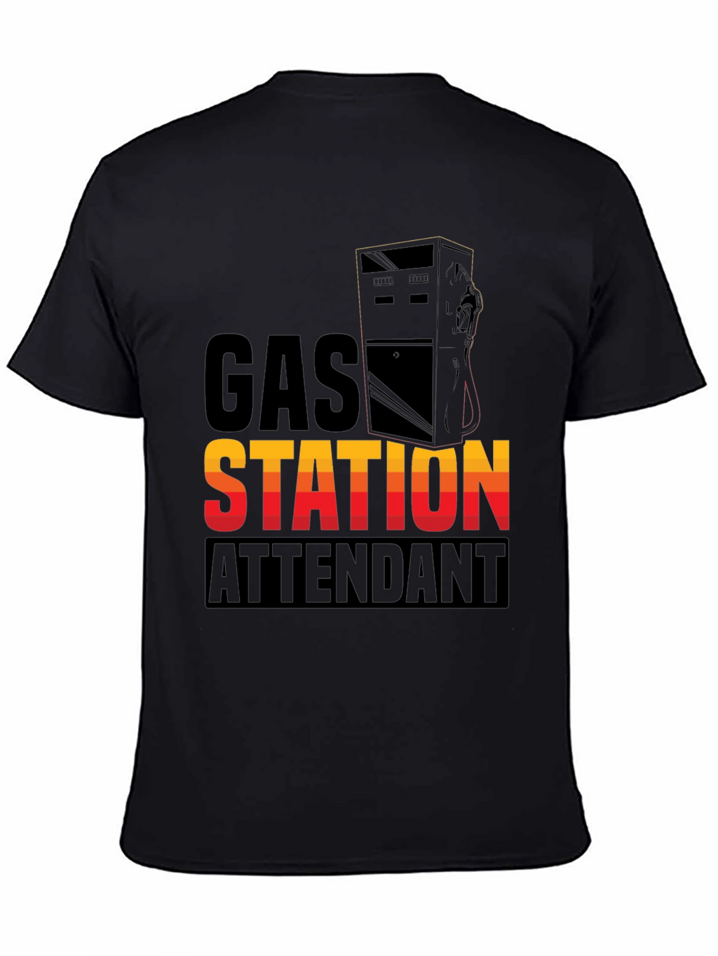 Gas Station Attendant Graphic T-Shirt