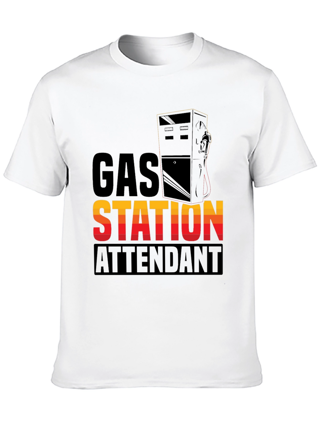 Gas Station Attendant Graphic T-Shirt