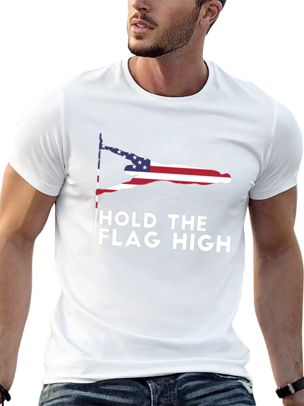 Hold The Flag High Graphic T-Shirt