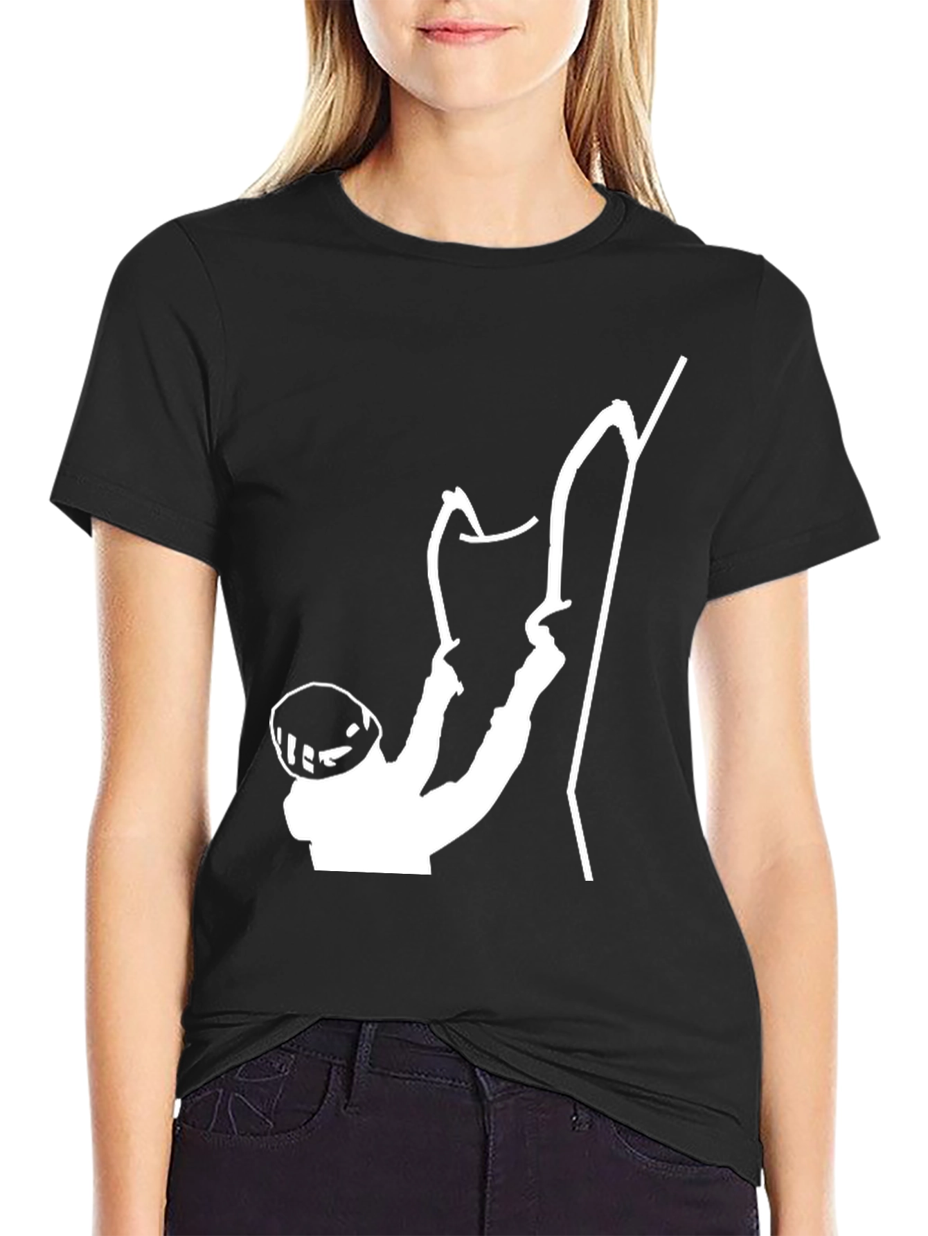 Climbing Silhouette Black T-Shirt