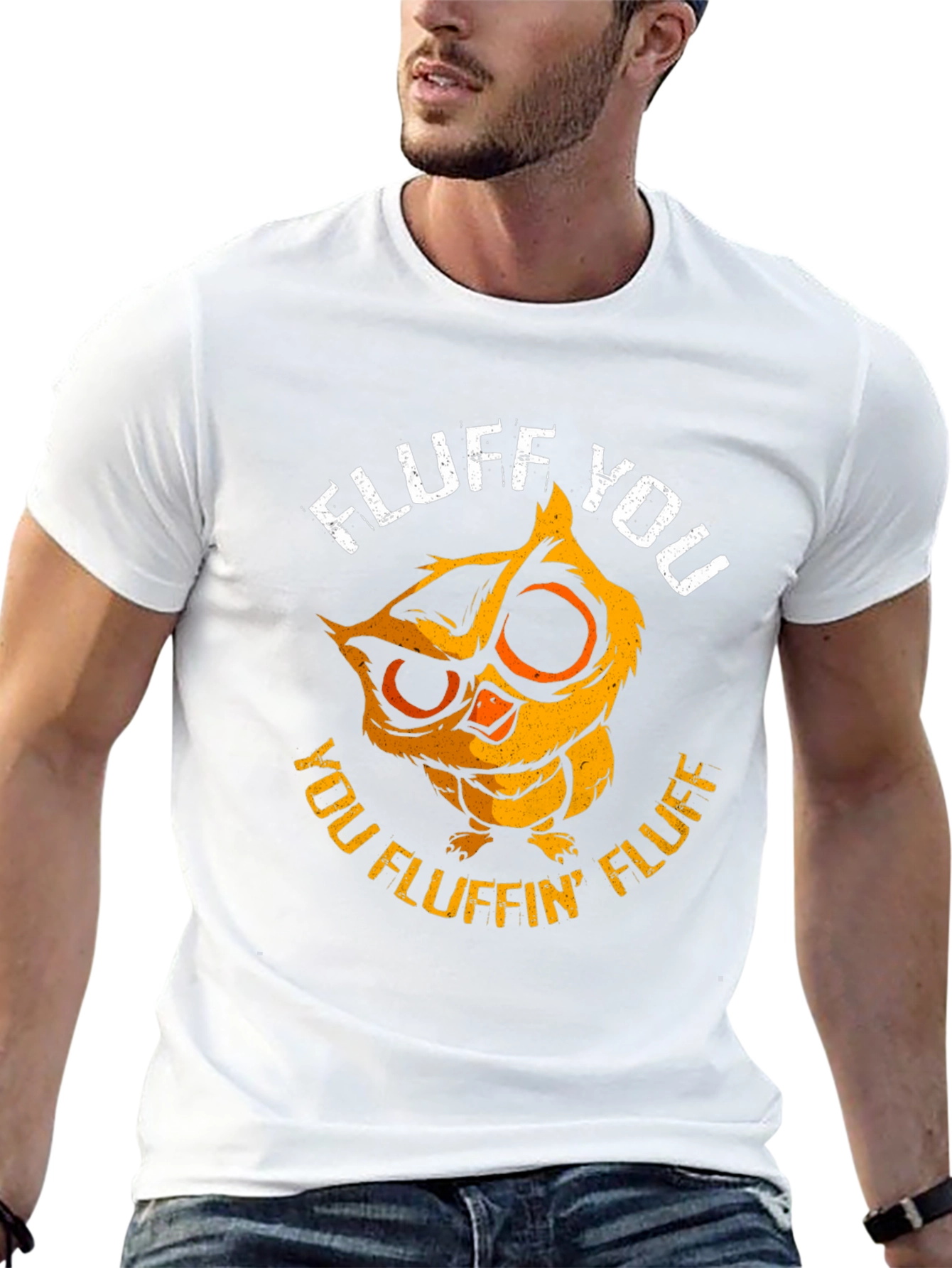 Fluff You Owl Graphic Tee - Funny & Cute!