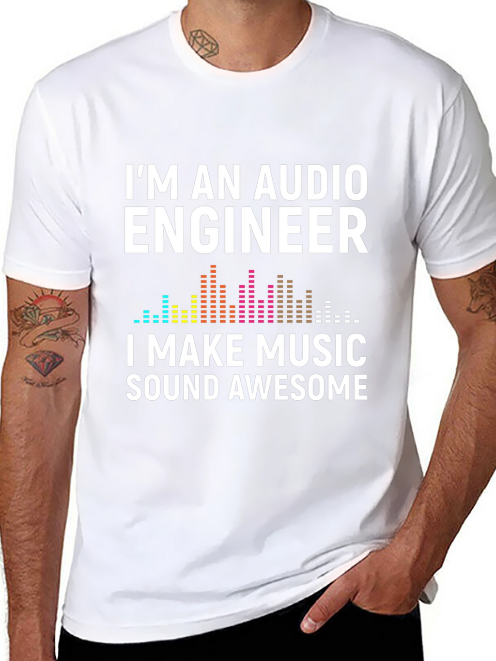 Audio Engineer Graphic Tee - Music Producer Gift