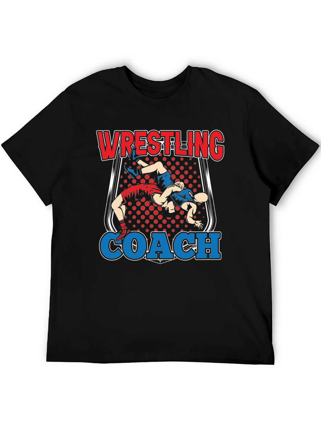 Wrestling Coach Graphic T-Shirt