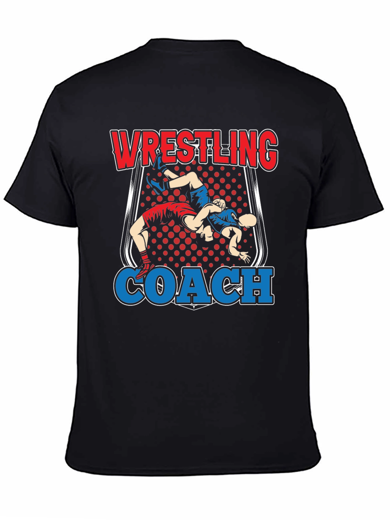 Wrestling Coach Graphic T-Shirt