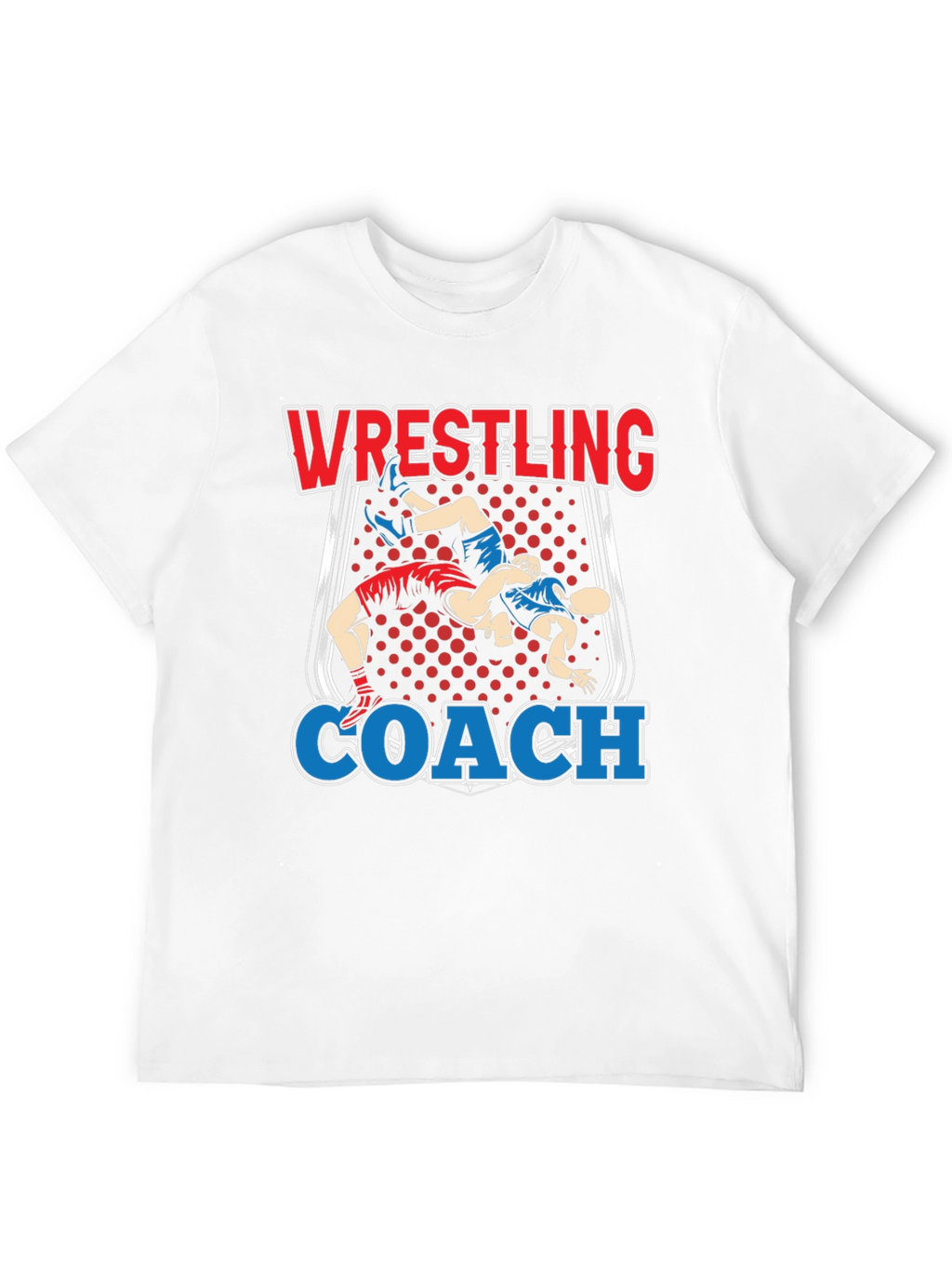 Wrestling Coach Graphic T-Shirt