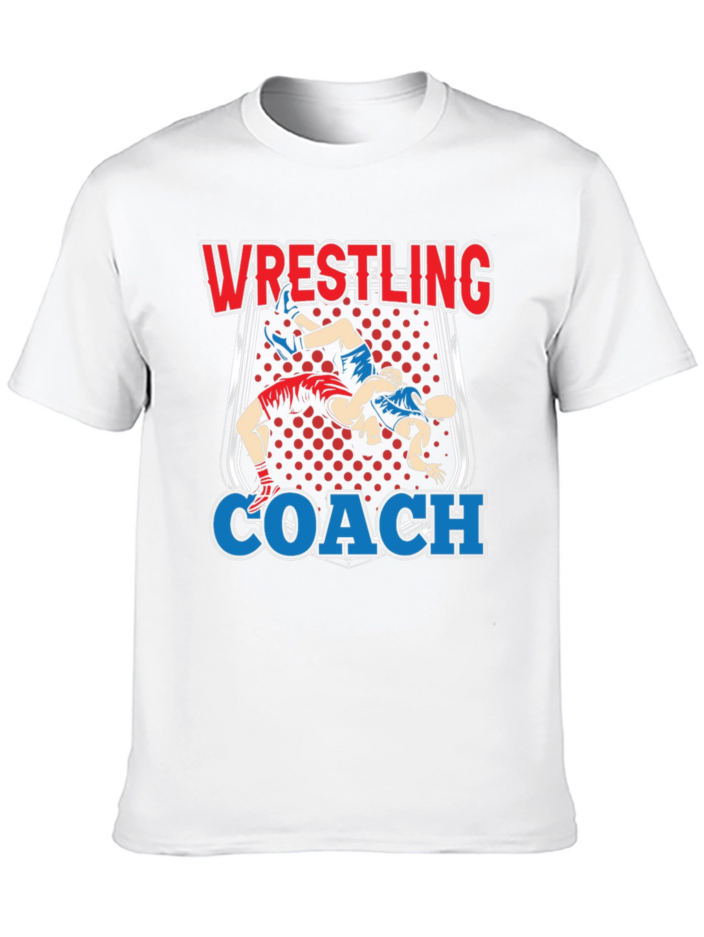 Wrestling Coach Graphic T-Shirt