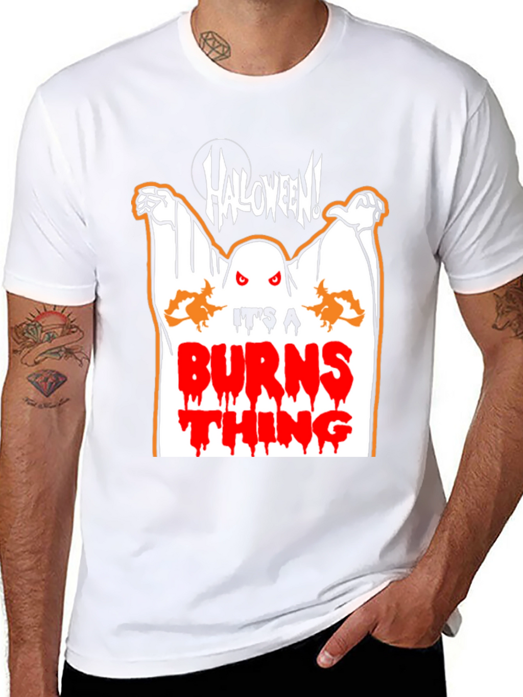 Halloween Ghost T-Shirt - Its a Burns Thing!