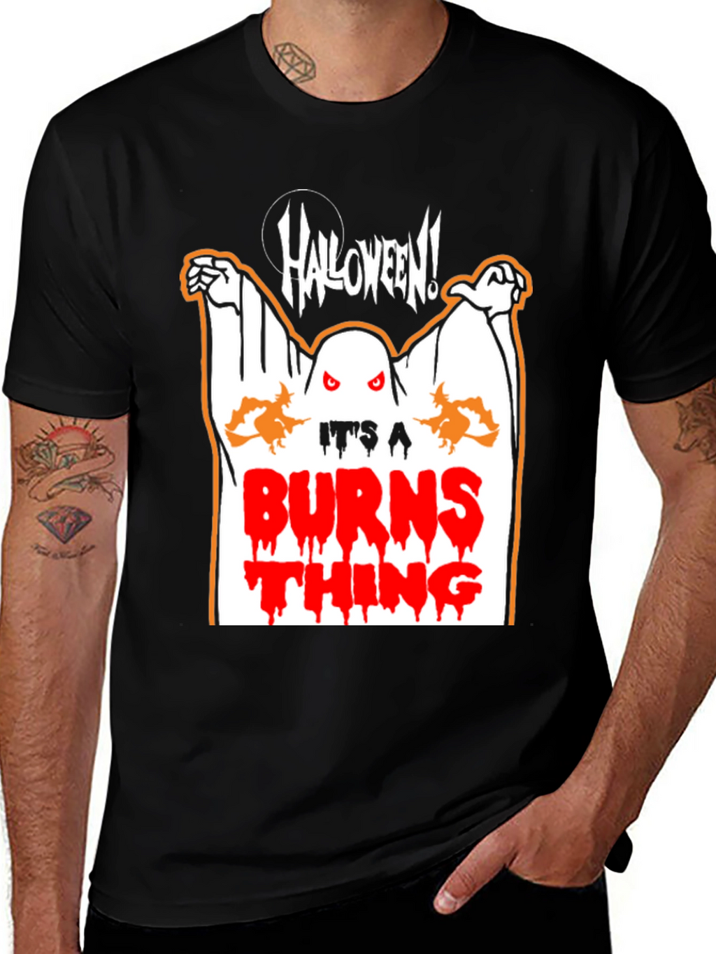 Halloween Ghost T-Shirt - Its a Burns Thing!