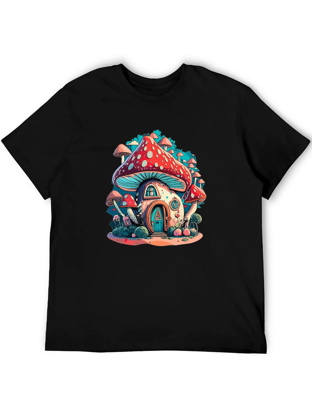 Mushroom House Graphic Tee