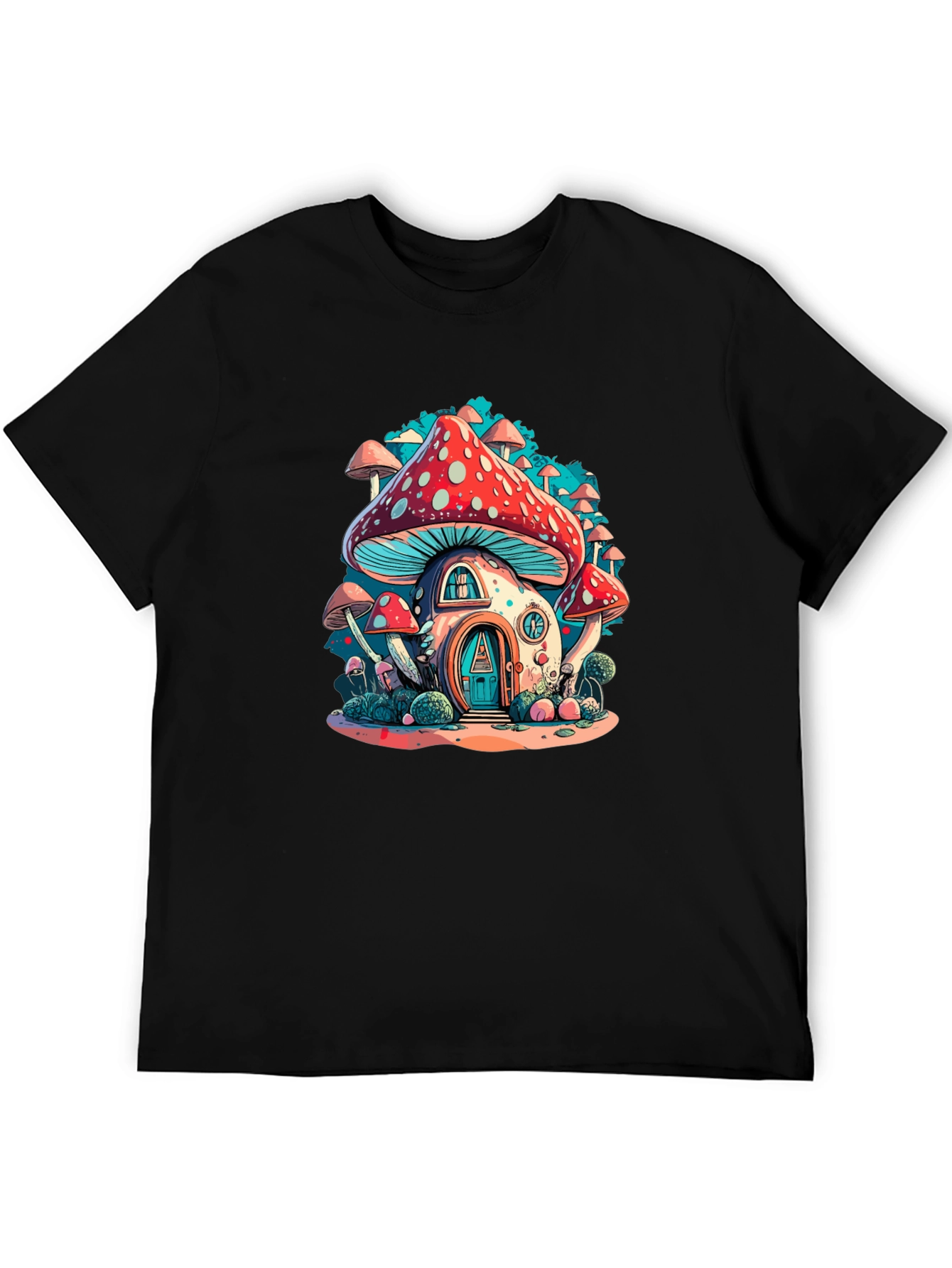 Mushroom House Graphic Tee