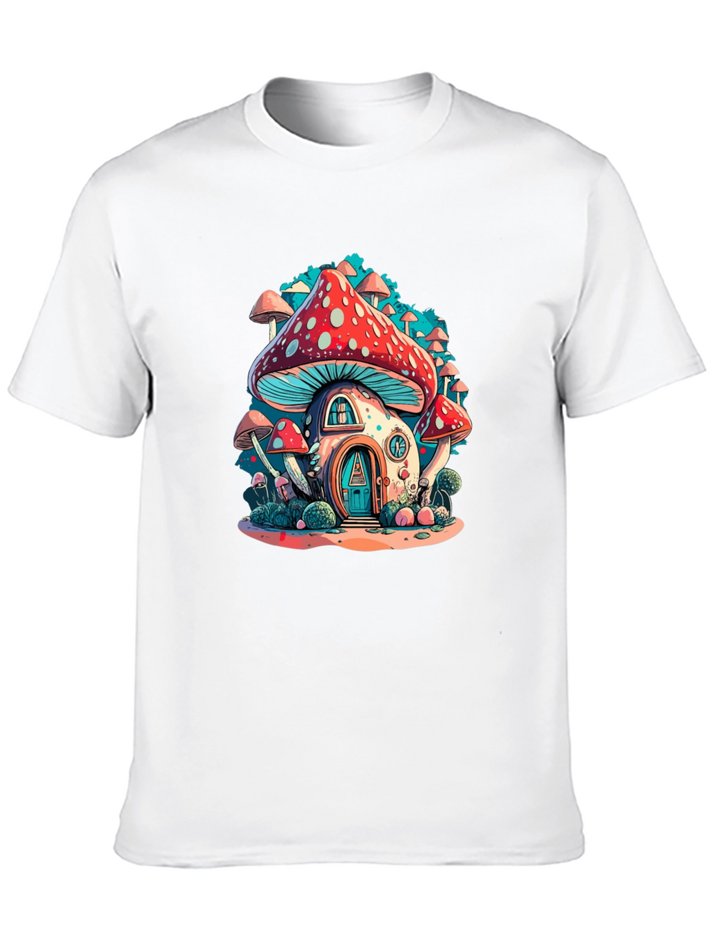 Mushroom House Graphic Tee