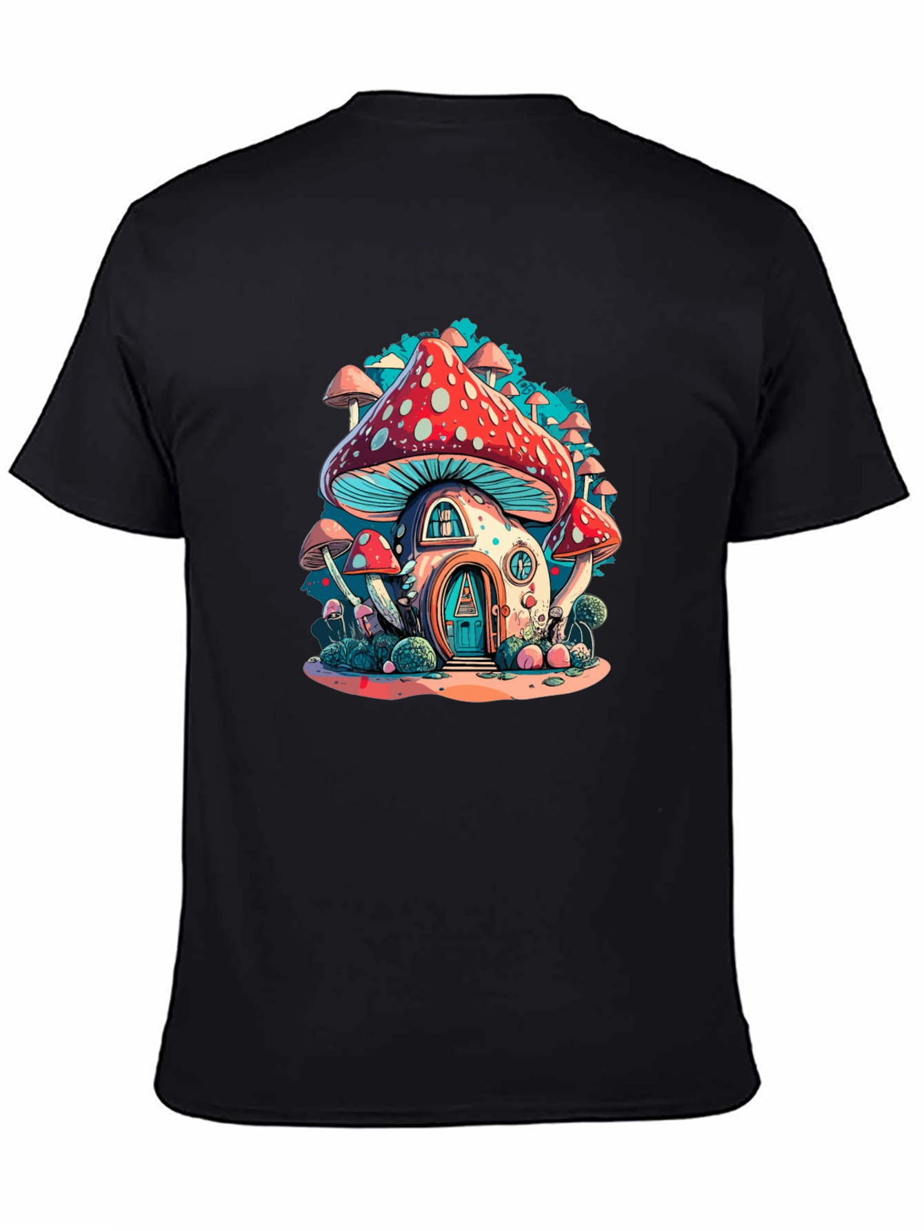 Mushroom House Graphic Tee
