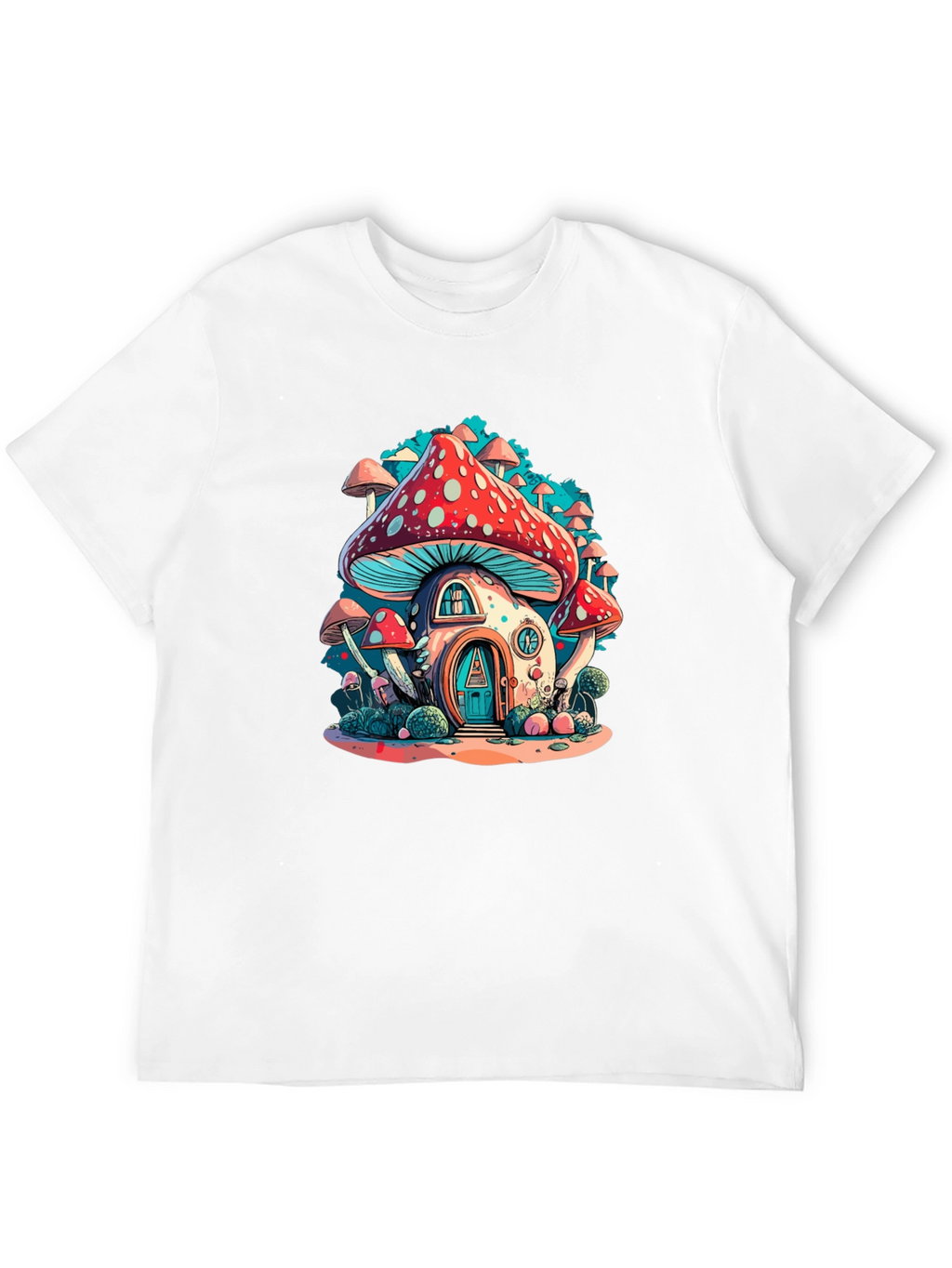 Mushroom House Graphic Tee