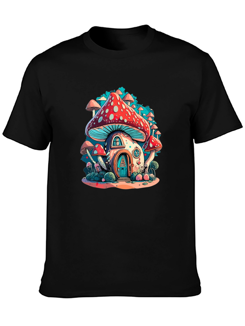 Mushroom House Graphic Tee