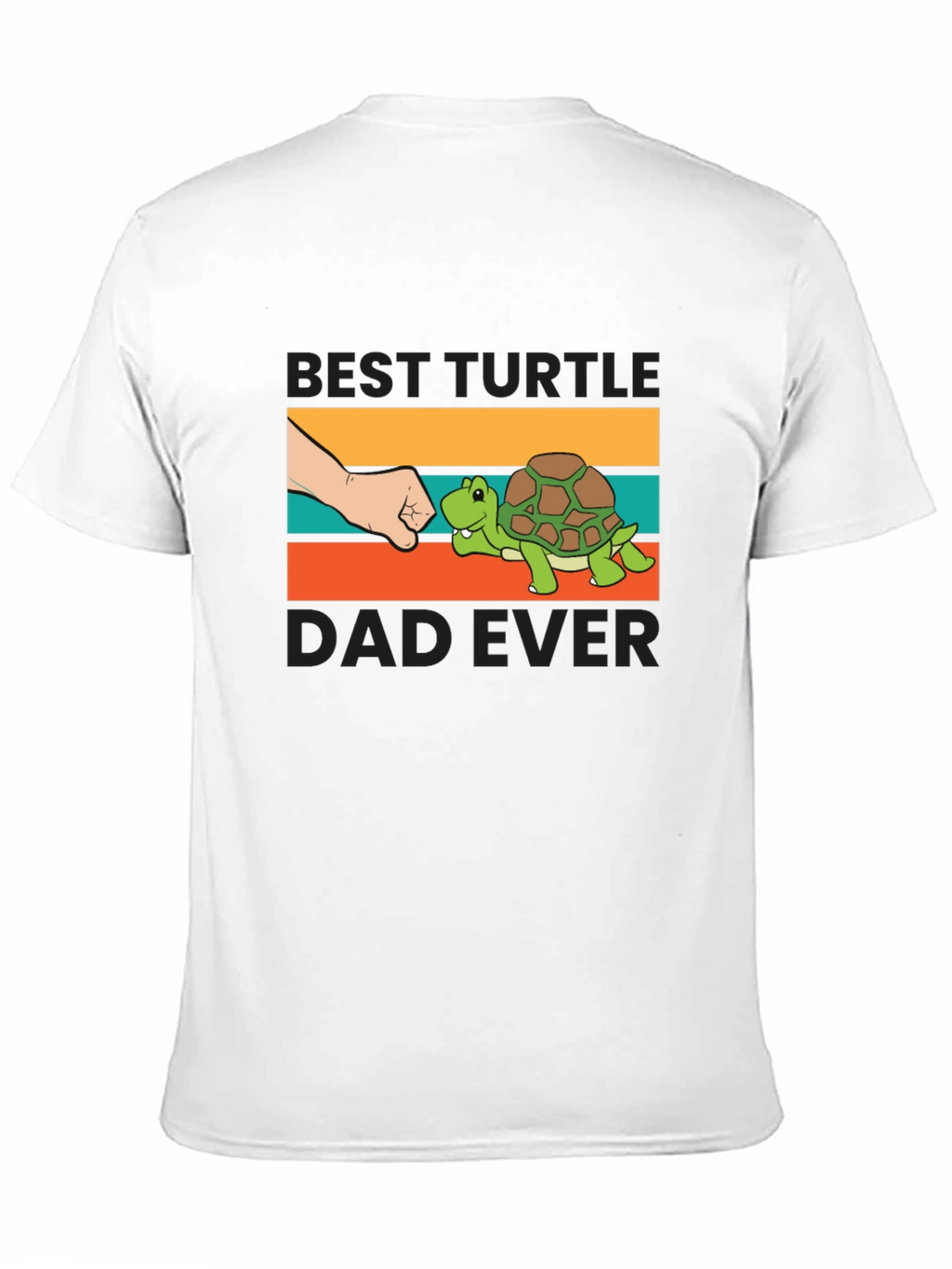 Best Turtle Dad Ever T-Shirt Black