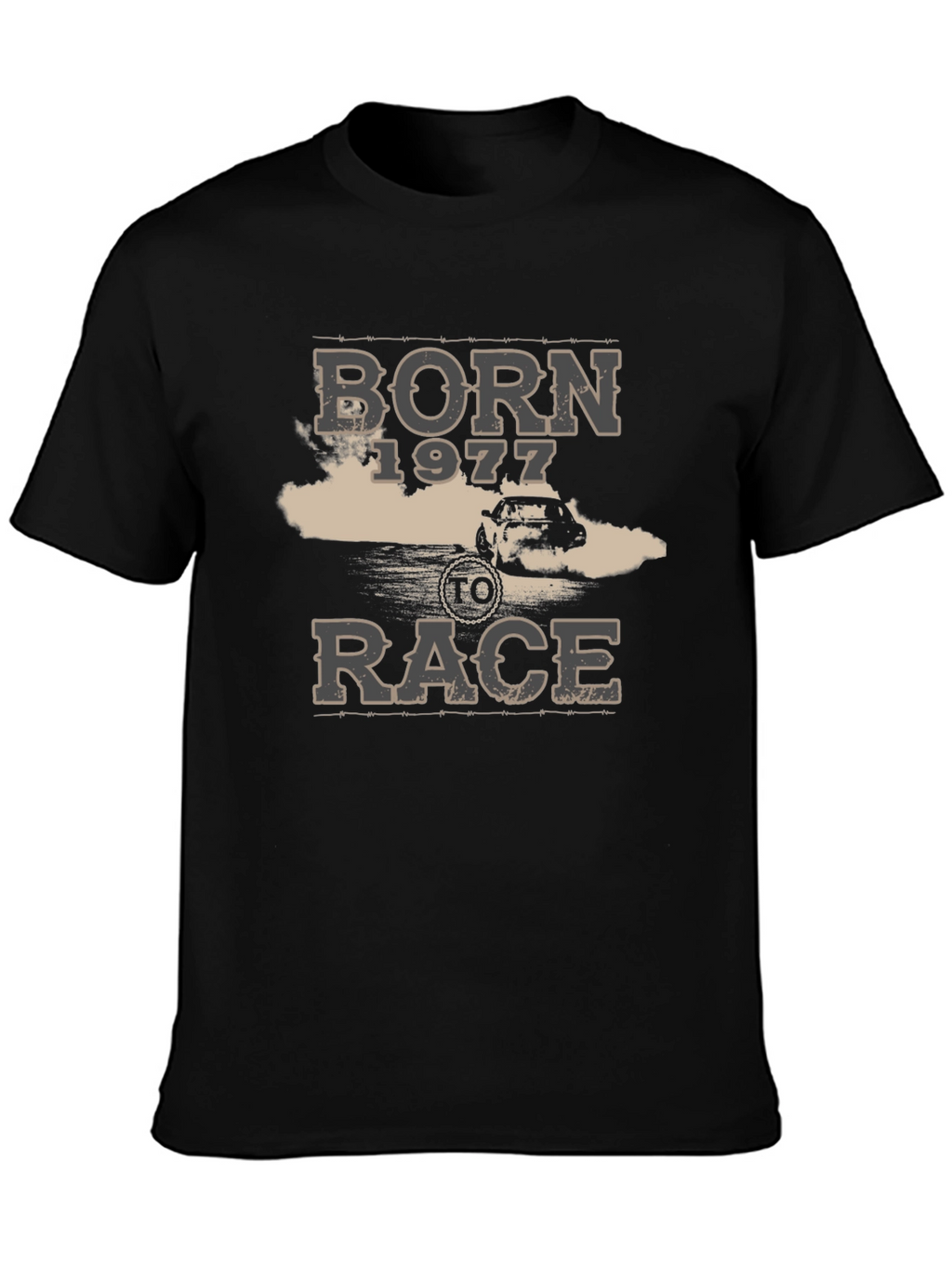 Born 1977 to Race Graphic Tee - Black