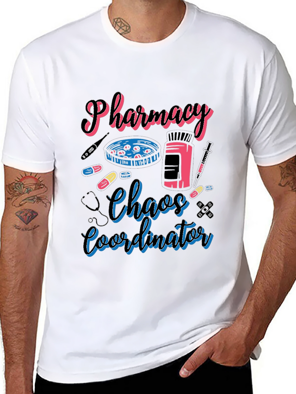 Pharmacy Chaos Coordinator Funny T-Shirt