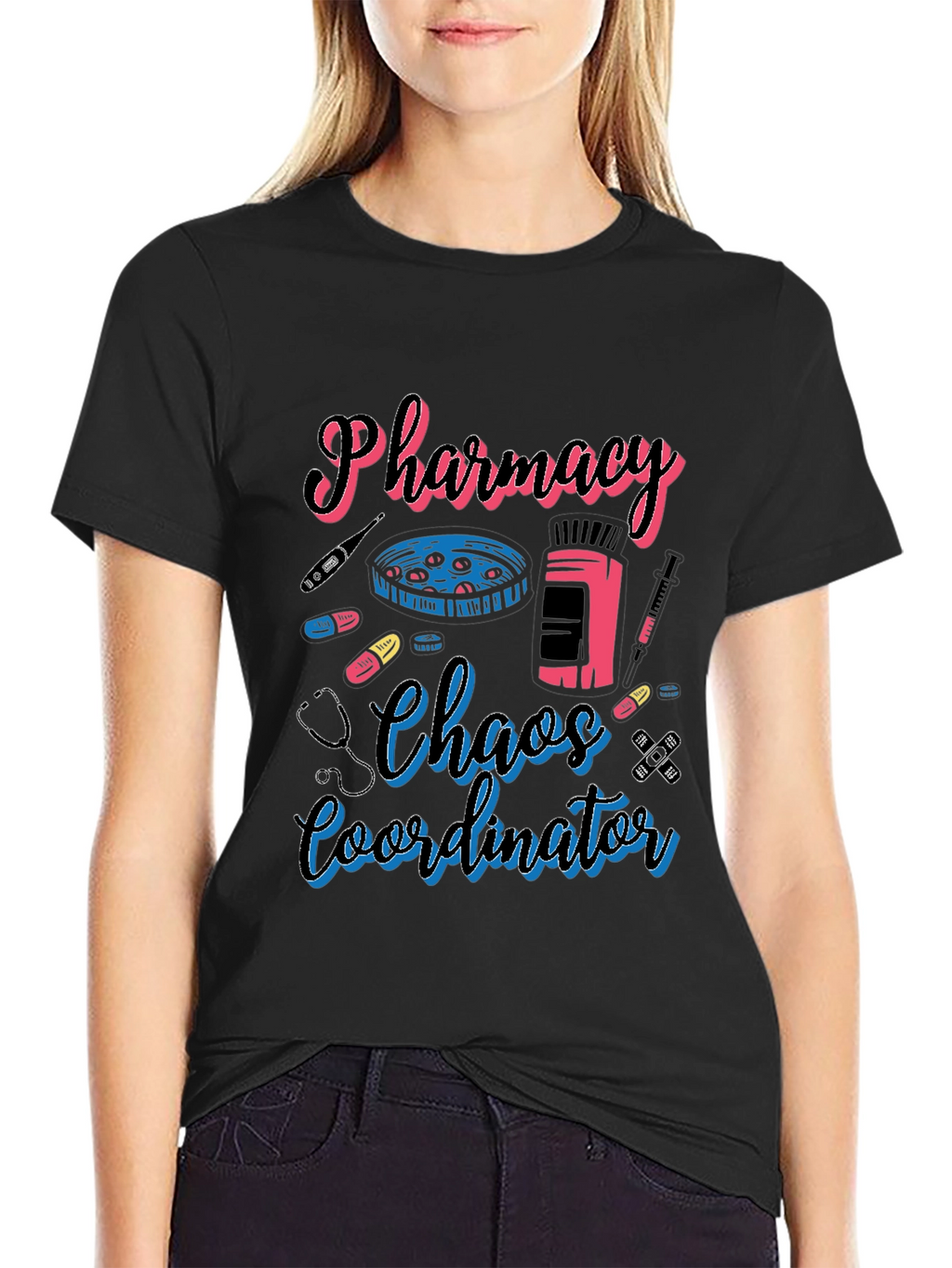 Pharmacy Chaos Coordinator Funny T-Shirt